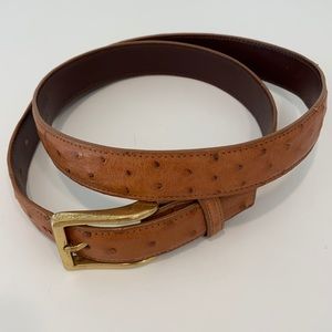 Vintage men’s ostrich belt Jos. A Bank